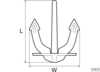 Hall type anchor hd.galvanized 48kg<