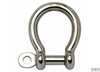 Bow shackle d8mm card s/steel<