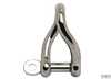 Twisted shackle d8mm card s/steel<