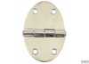 Extra oval hinge 90x56mm s/steel<