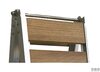 Passerella pieghevole 200cm alu/legno