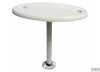 Table oval top 45x75cm<