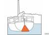 Rod mooring buoy can 800mm orange