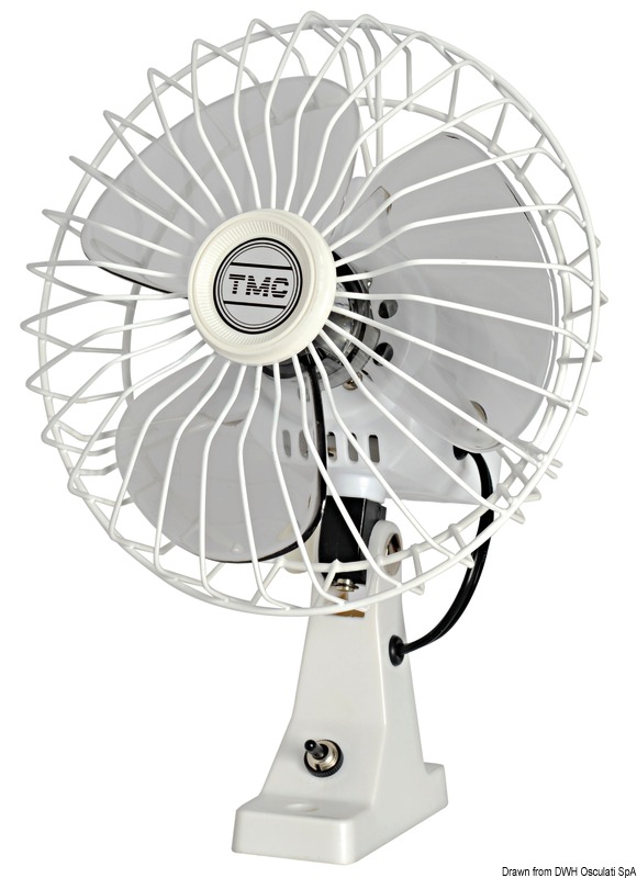 TMC Ventilator, schwenkbar 12 V - Osculati 1670612