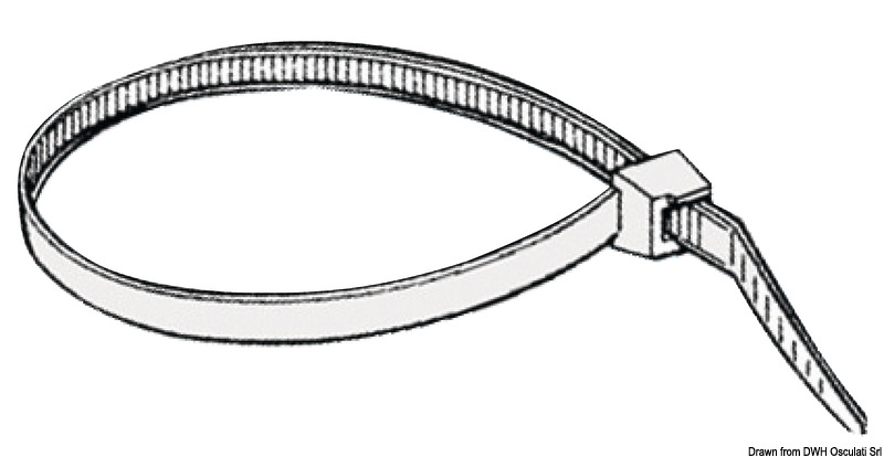 Collier de serrage inox caoutchouté 45 mm Osculati - Colliers de se