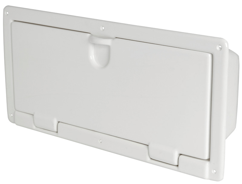 Poche latérale ABS blanc filet 540 x 244 x 120 mm Osculati - Poche