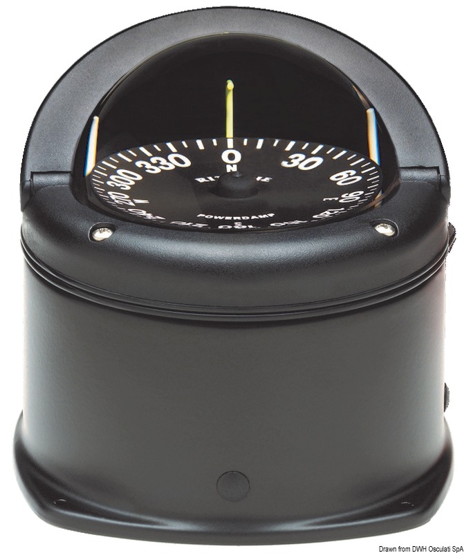 RITCHIE Helmsman compass w/cover 33/4 black/black - Osculati 2508311