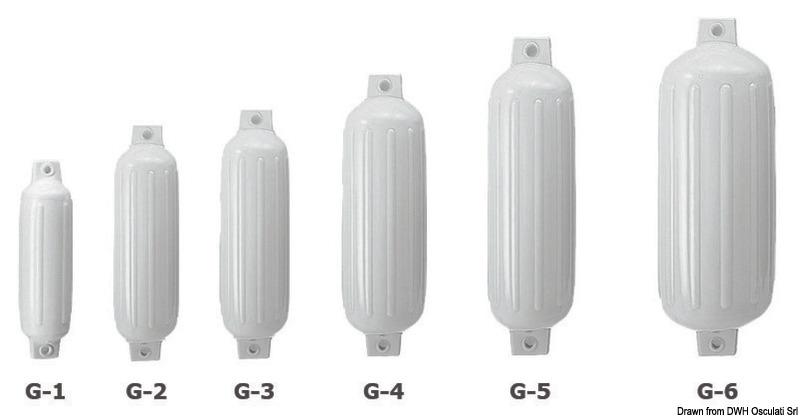 Polyform G1 fender white - Osculati 3350901