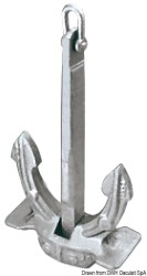 Hall anchor, original model 23 kg 