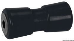Mittlere Kielrolle, schwarz 185 mm Ø Bohrung 21 mm 