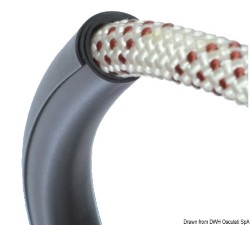 Spiroll rope saver 16/25 mm black 