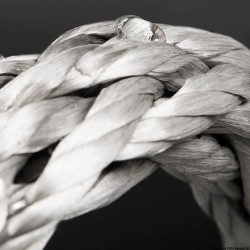 Treccia Oblix scalzata 8 mm grigio 