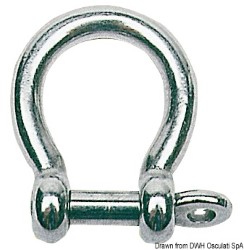 Bow shackle AISI 316 14 mm