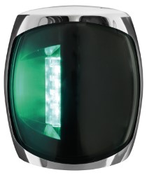 Lumina de navigare Sphera III 112.5 drept verde inox