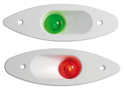 Vgrajen navigacijski ABS svetlo zelena / bela
