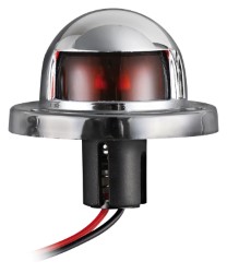 Red 112,5 ° навигационна светлина, изработен от хромирана ABS