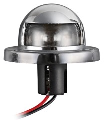 Bela 135 ° navigacijska luč iz kromirane ABS