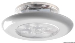 Φωτιστικό οροφής ABS σώμα λευκό φινίρισμα 6 LED λευκό