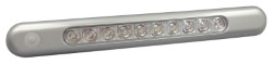 Отдельностоящий светодиодный светильник хромированный 310x40x11,5 мм