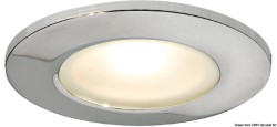 Montserrat II LED zápustné stropné svietidlo zrkadlovo leštené biele 