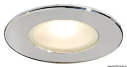 Lámpara de techo LED empotrable Atria II pulido espejo IP65 