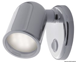 Batsystem Tube spotlight forkromet ABS 10 lysdioder