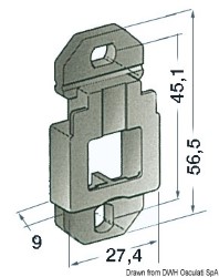 Fuse holder mounting base 