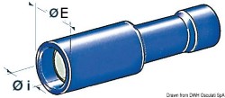 Terminali cilindrici femmina 2,5-6 mm² 