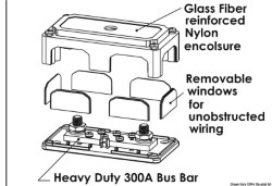 Bus-Bar Heavy Duty klem 2 x 10 mm