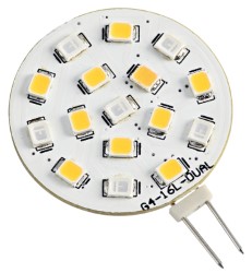 Светодиодная лампа SMD белая/синяя 24 В