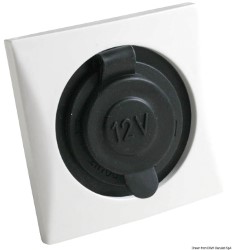 Waterdicht stopcontact voor aansteker, wit
