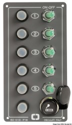 5 interruptores del panel + ligeros