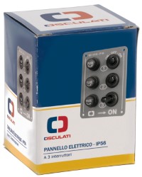 3-przełącznikowy panel sterowania elektrycznego