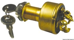 Watertight ignition key 5 positions brass 