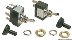 Toggle switch (ON)-OFF-ON 3 terminals 