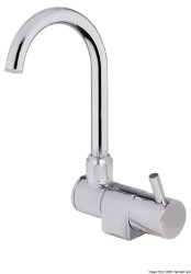 Slim swivelling tap cold water 