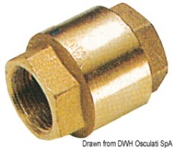 Brass check valve 3/4