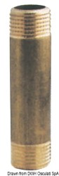 Brass extension sleeve 3/8