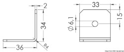 VA-Stahl Halterung f. flexible Fernsteuerung 