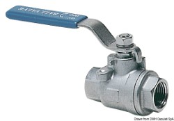 Full-flow ball valve AISI 316 2