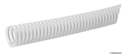 Wąż wzmocniony spiralą z białego PVC 20 mm