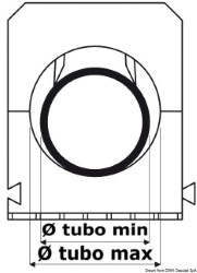 Collier de serrage pour tuyau 32/40 mm 