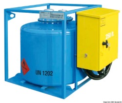 Petrol tank w/litre counter ADR-tested 250 l 