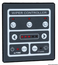 Smart control panel for 3 windshield wipers 
