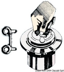 Chr.br.plug + nyckel 50 VATTEN