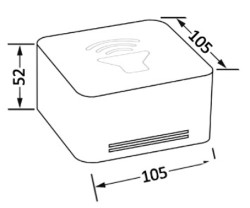 Membrana Q Box biały róg