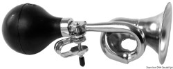 Japanese hand pressure chromed brass curved horn 