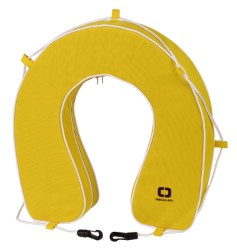 Miękkie koło ratunkowe w kształcie podkowy z PVC w kolorze żółtym
