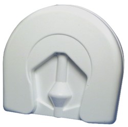 Zestaw koła ratunkowego w kształcie podkowy z białą obudową z ABS