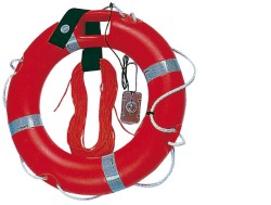 Круг спасательный круг со спасательным светом и веревкой 40 x 64 см